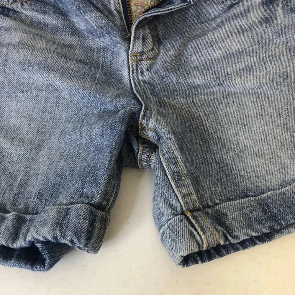 Ralph Lauren Denim Snap Button Shorts 24 Months